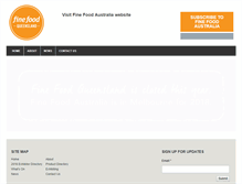 Tablet Screenshot of finefoodqueensland.com.au